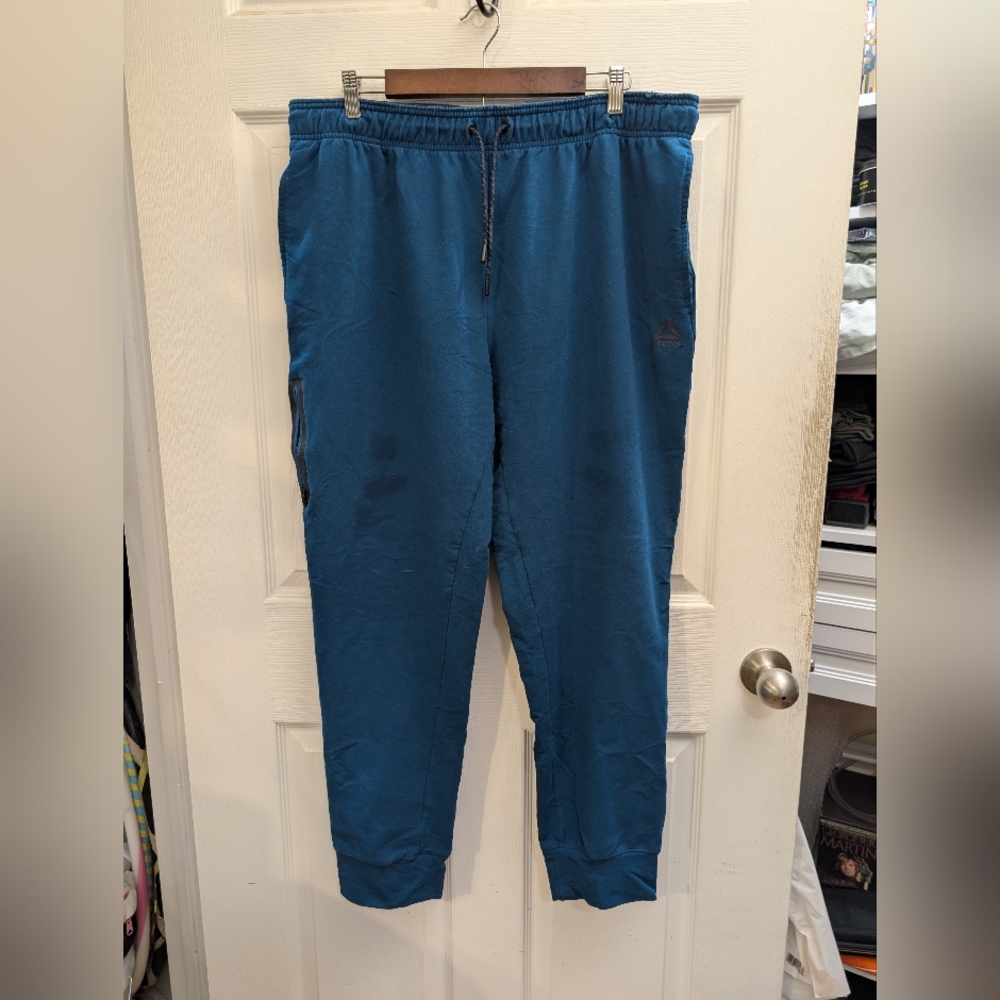 Reebok Men's Blue Jogger Pants